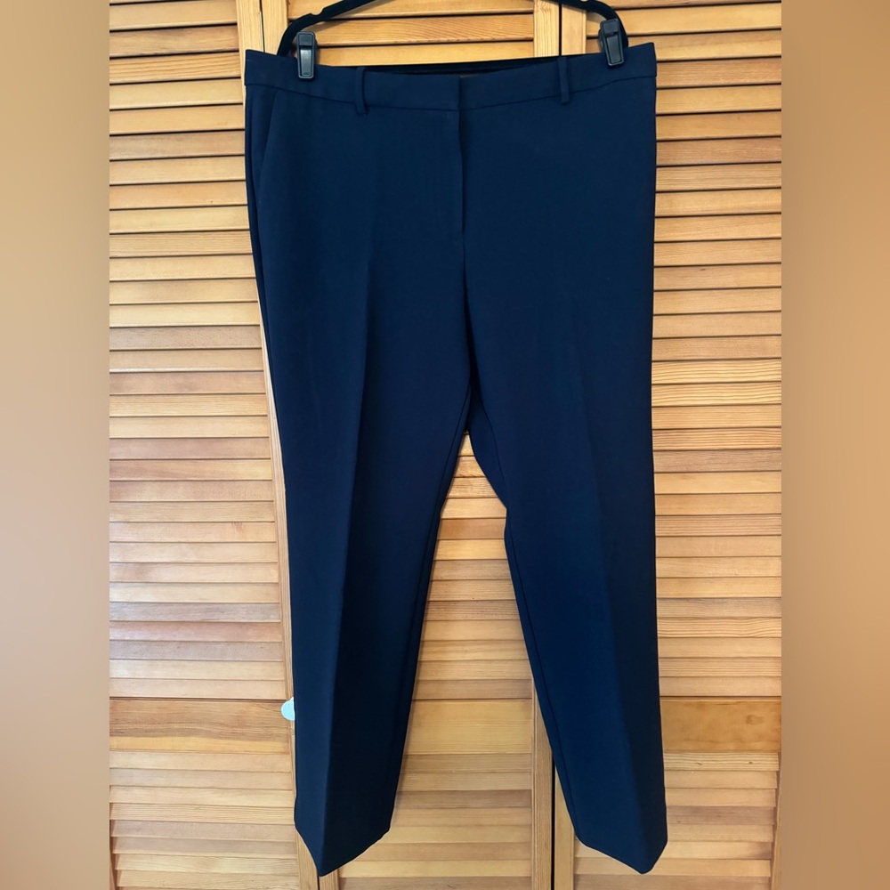 Ann Taylor Sophia Straight Pant Curvy Fit, Navy, NWT, Size 16